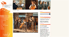 Desktop Screenshot of musikfest-goslar.de