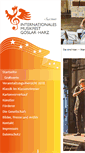 Mobile Screenshot of musikfest-goslar.de