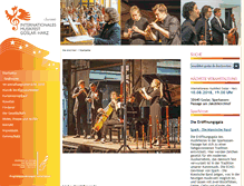 Tablet Screenshot of musikfest-goslar.de